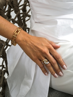 BRACELETE RETANGULAR MAXI - Adrélle Semijoias