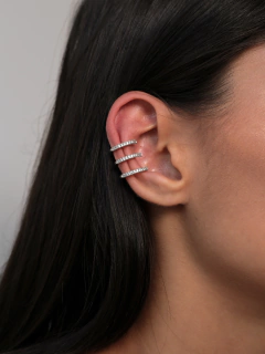 PIERCING FAKE CRAVEJADO TRÊS FILEIRAS - comprar online