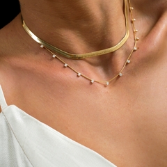 CHOKER VENEZA COM CRISTAIS