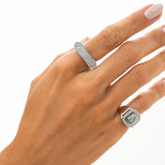 ANEL OVAL COM MICROZIRCONIA - buy online