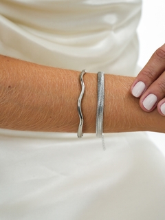 BRACELETE ONDULADO - Adrélle Semijoias