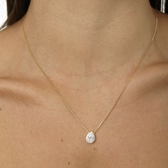 CONJUNTO GOTA MICRO ZIRCONIA OURO - online store