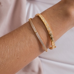 BRACELETE ZIRCONIA LUXY - Adrélle Semijoias