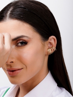 Brinco Ear Cuff Unique com Zirconias - comprar online