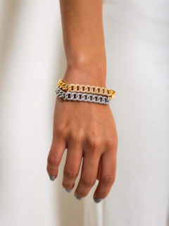 PULSEIRA ELOS GRUMET E ZIRCONIA LUXO - comprar online