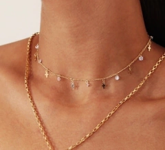 CHOKER PONTO DE LUZ E CRUZ CELEBRATE - comprar online