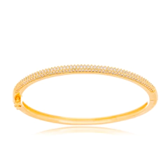 BRACELETE MICRO ZIRCONIAS DUPLA LUXO