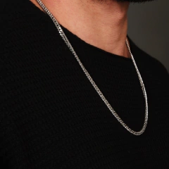 Imagem do COLAR ELOS DUPLO AÇO INOX