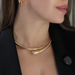 Image of CHOKER BOLD SILVER