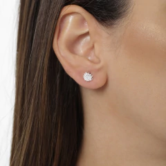 BRINCO CORAÇÃO ZIRCONIA PRATA 925 - Adrélle Semijoias
