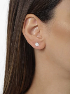 BRINCO CORAÇÃO ZIRCONIA PRATA 925 - Adrélle Semijoias