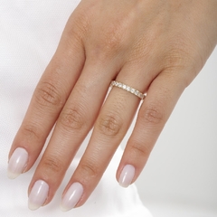 ANEL APARADOR MICRO ZIRCONIA OURO 18K - comprar online