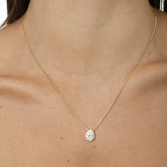Colar Gota Microzirconia