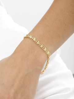 PULSEIRA ELOS TRABALHADA COM FECHO GAVETA