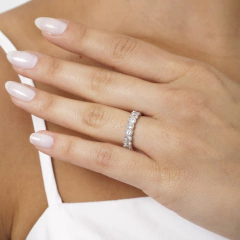 ANEL GOTA COM ZIRCONIA RODIO BRANCO - online store