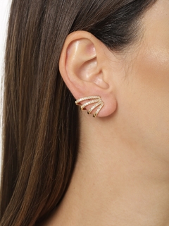 BRINCO EAR CUFF CRAVEJADO na internet