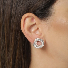 BRINCO ENTRELAÇADO M - Adrélle Semijoias