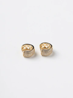 Brinco Argola Click Zirconia Luxo - buy online