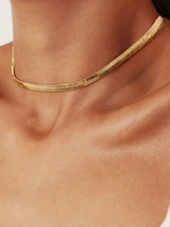 CHOKER FITA LISA 5MM na internet