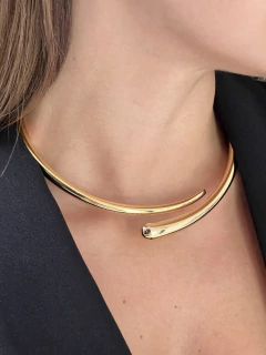 CHOKER BOLD SILVER - Adrélle Semijoias