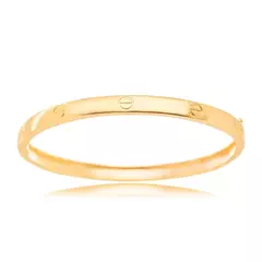 BRACELETE INSPIRACAO JOALHERIA COM TRAVA - Adrélle Semijoias