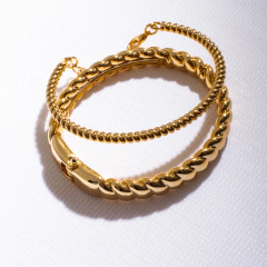 Imagen de BRACELETE TRANÇADO LISO