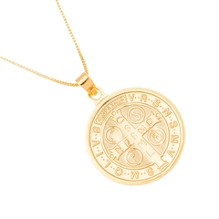 COLAR COM MEDALHA SAO BENTO M na internet