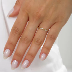 ANEL TORCIDO C/ DETALHE CRAVEJADO - buy online