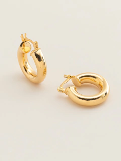 BRINCO ARGOLA TUBO COM FECHO P - Adrélle Semijoias