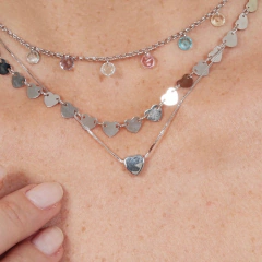 Image of COLAR CORACÃO LISO DELICADO