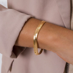 PULSEIRA FITA LISA 7 MM