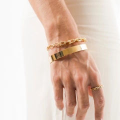 BRACELETE ARO LARGO LISO - loja online