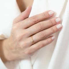 ANEL ZIRCONIA LISO DELICADO na internet