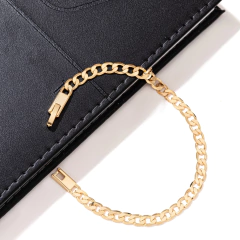 PULSEIRA ELOS GRUMET 4,7MM 21CM - Adrélle Semijoias