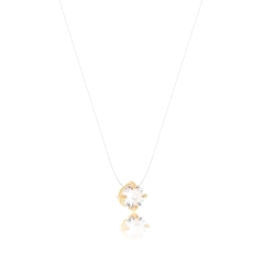 Colar ponto de luz nylon de Adrélle Semijoias.