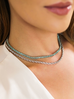 CHOKER RIVIERA CRAVAÇÃO 4 GARRAS TURMALINA na internet