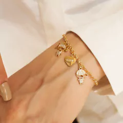 PULSEIRA FILHOS COM CORAÇÃO - Adrélle Semijoias