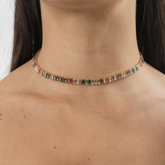 CHOKER RIVIERA BAGUETTE COLOR