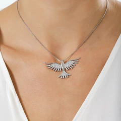 COLAR ESPÍRITO SANTO COM ZIRCONIAS - comprar online