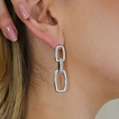 BRINCO ELO OVAL LISO COR:OURO 18K - online store