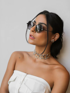 BRINCO EAR HOOK MINIMALISTA LISO - Adrélle Semijoias