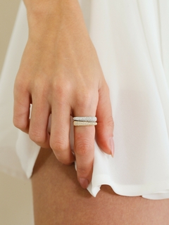 ANEL STYLE ZIRCONIAS RODIO - buy online