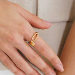 Anel geometrico liso