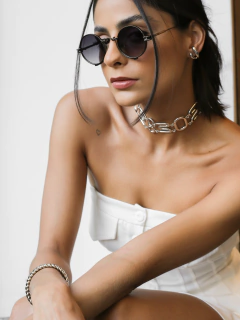 CHOKER MAXI MINIMALISTA SILVIA on internet