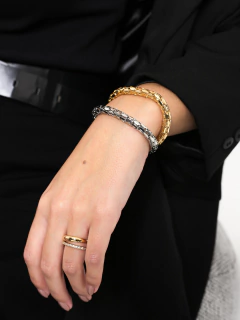 PULSEIRA ROLIÇA LISA FEELING - Adrélle Semijoias