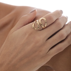 MAX ORGANIC HOLLOW DOUBLE RING on internet