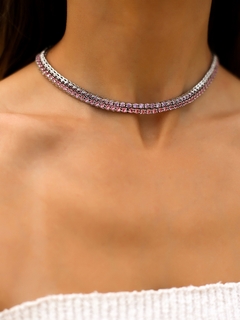 CHOKER RIVIERA CRAVAÇÃO 4 GARRAS LILÁS na internet