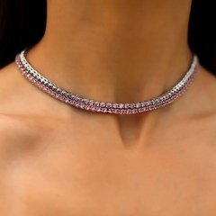 Choker riviera lilas 