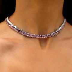Choker riviera lilas 