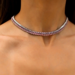 CHOKER RIVIERA CRAVAÇÃO 4 GARRAS ROSE